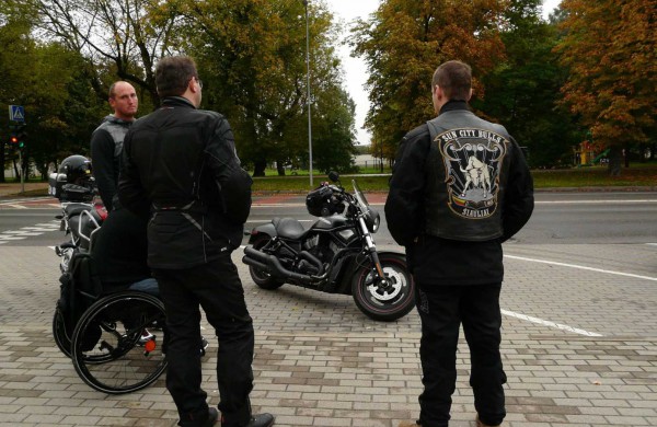 Jonavos miesto centre – motociklai