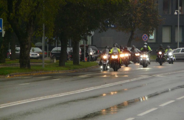 Jonavos miesto centre – motociklai