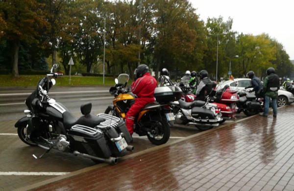 Jonavos miesto centre – motociklai