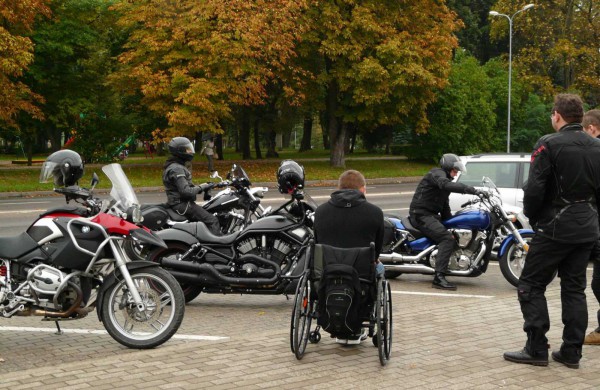 Jonavos miesto centre – motociklai