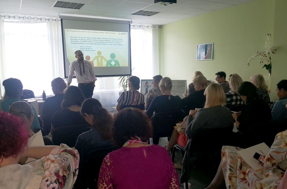 Savižudybių prevencijos mokymai „Safetalk“