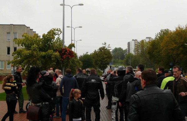 Jonavos miesto centre – motociklai