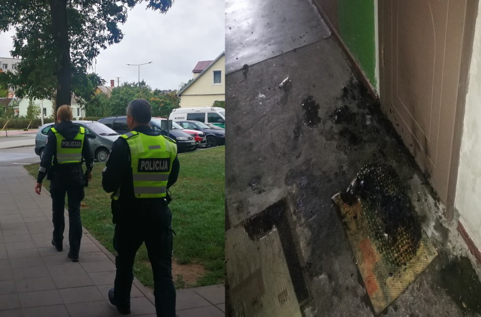 Pranešimas apie gaisrą Panerių g. 29 – ajame name tarnybas sukėlė ant kojų