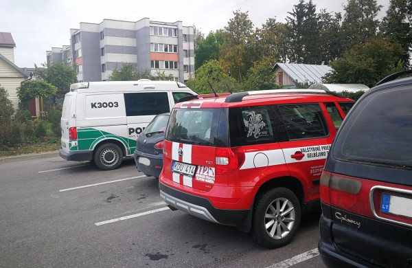 Pranešimas apie gaisrą Panerių g. 29 – ajame name tarnybas sukėlė ant kojų