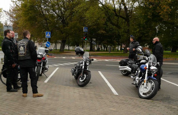 Jonavos miesto centre – motociklai