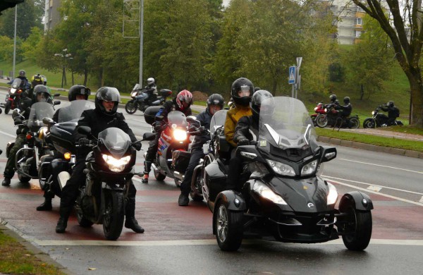 Jonavos miesto centre – motociklai