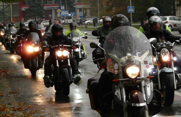 Jonavos miesto centre – motociklai