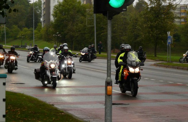 Jonavos miesto centre – motociklai