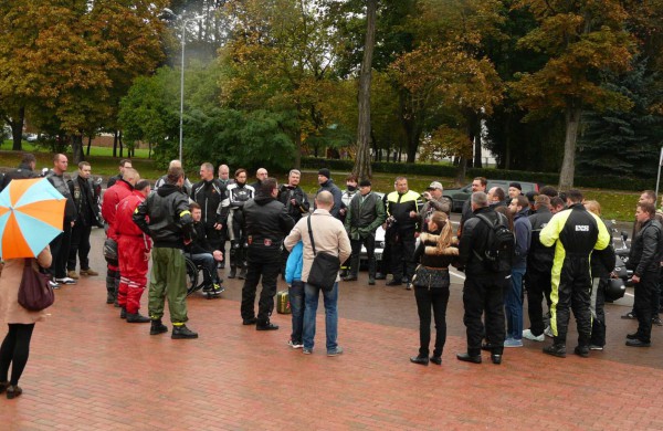 Jonavos miesto centre – motociklai