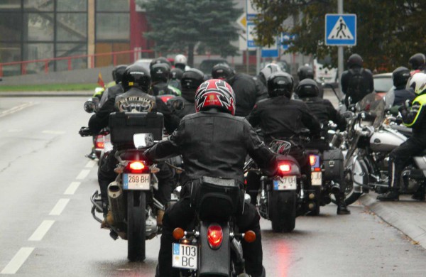 Jonavos miesto centre – motociklai