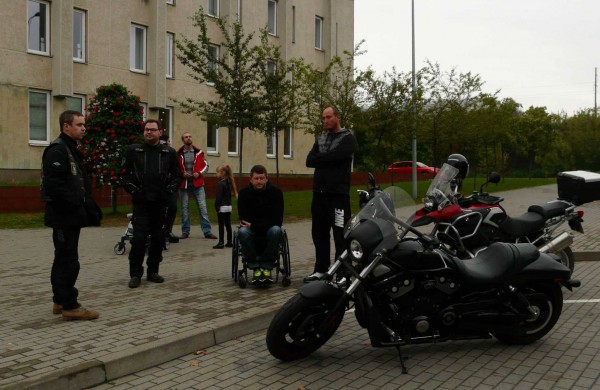 Jonavos miesto centre – motociklai