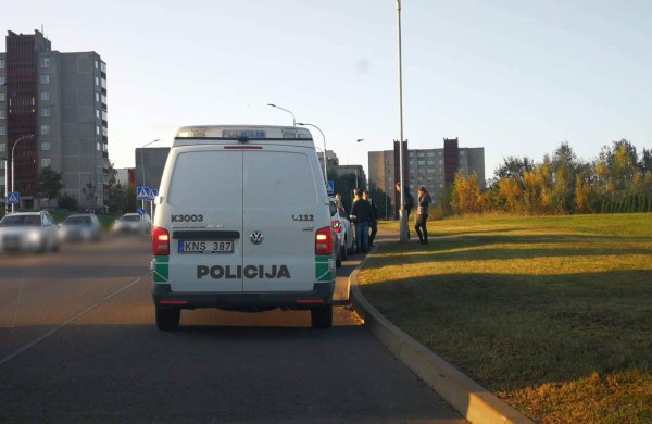 P. Vaičiūno gatvėje susidūrė ,,Ford" ir ,,Volkswagen" 