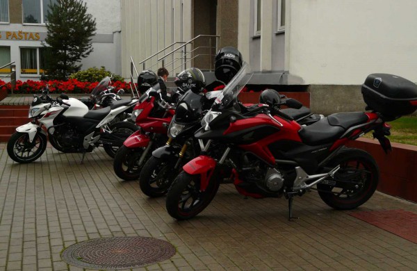 Jonavos miesto centre – motociklai