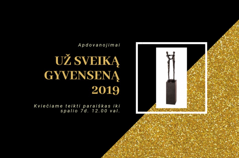 SAM tęsia prasmingą tradiciją: kviečia rinkti sveikos gyvensenos puoselėtojus