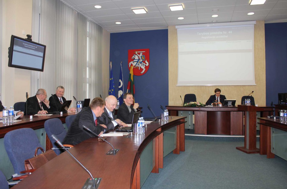 Tarybos posėdžio darbotvarkė 