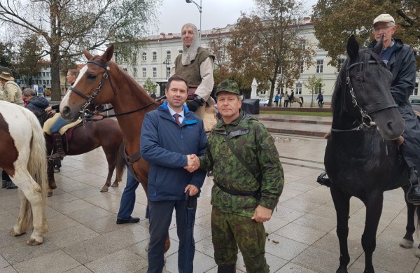 Sveikinimai Vyčio rinktinės žygio dalyviams