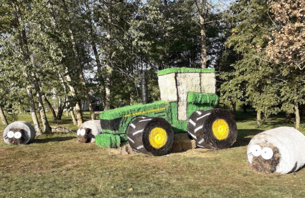 Juškonių kaimo gyventojų bei svečių akis džiugina neįprastas statinys