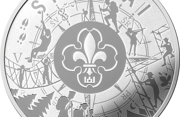 Naujoje sidabro monetoje – iš skautiško žemėlapio elementų sudėliotas Vytis