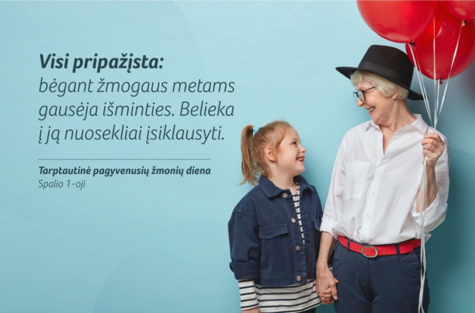 Tarptautinė pagyvenusių žmonių diena: ministro L. Kukuraičio sveikinimas senjorams