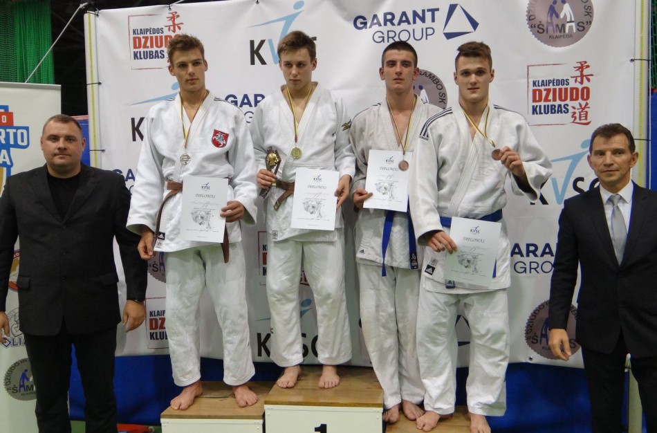 Dziudo atstovai iš uostamiesčio grįžo su medaliais
