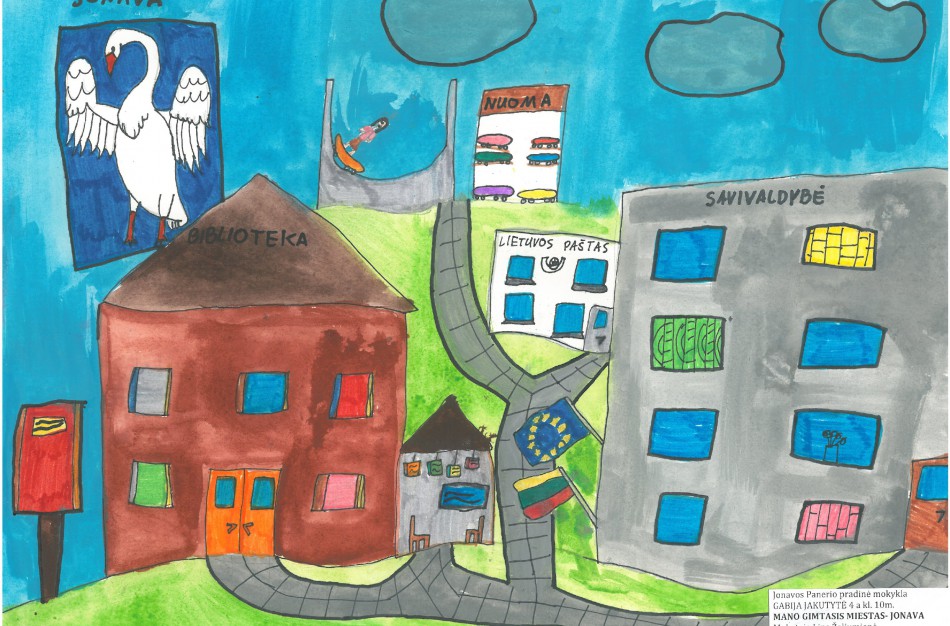  Išrinkime gražiausią mokinių piešinį/viziją ,,Jonava 2027“