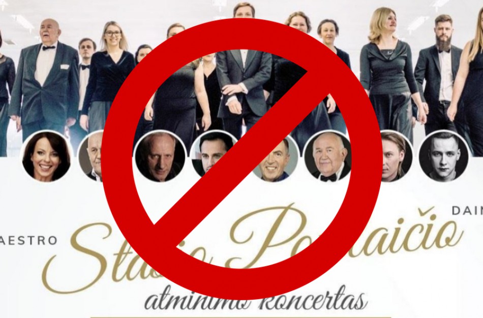 Informacija dėl koncerto atšaukimo