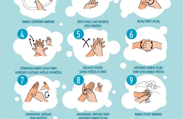 Pasaulinė rankų plovimo diena - švarios rankos visiems!