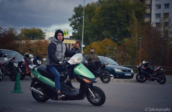 Motorolerių sezono uždarymas Jonavoje