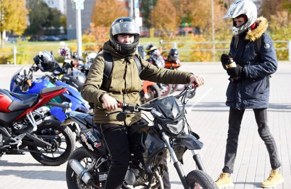 Motorolerių sezono uždarymas Jonavoje