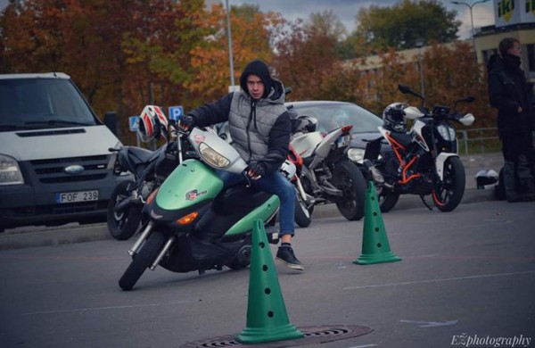 Motorolerių sezono uždarymas Jonavoje