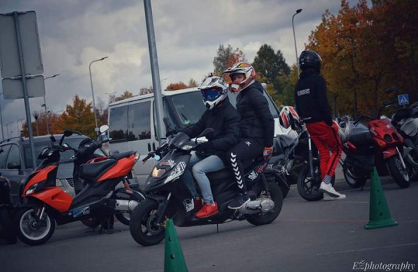 Motorolerių sezono uždarymas Jonavoje