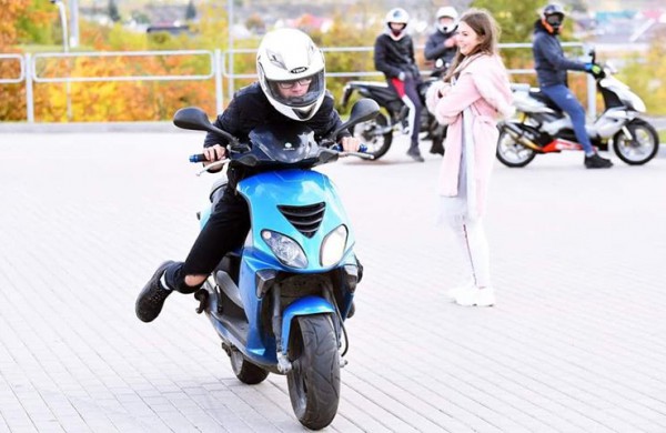 Motorolerių sezono uždarymas Jonavoje