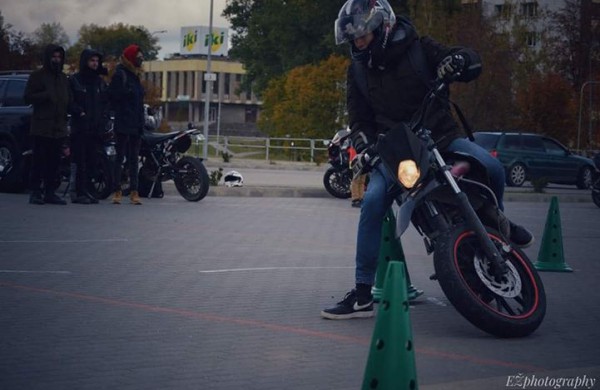 Motorolerių sezono uždarymas Jonavoje