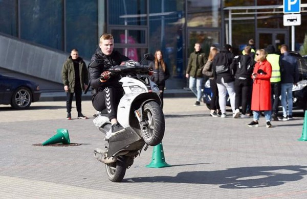 Motorolerių sezono uždarymas Jonavoje