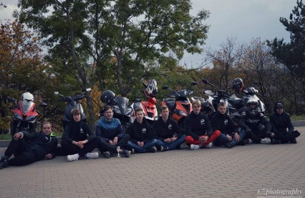 Motorolerių sezono uždarymas Jonavoje