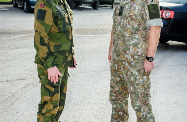 Lietuvoje lankėsi Norvegijos kariuomenės vadas  