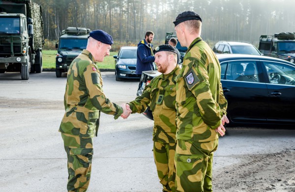 Lietuvoje lankėsi Norvegijos kariuomenės vadas  