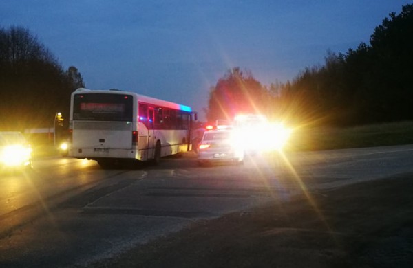 Susidūrė ,,Audi“ ir autobusas: vienas iš vairuotojų – neblaivus