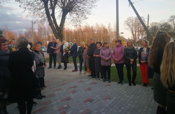 Šiandien atvertas renovuotas Bukonių kultūros centro pastatas