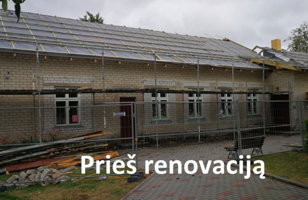 Šiandien atvertas renovuotas Bukonių kultūros centro pastatas