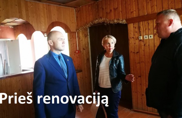 Šiandien atvertas renovuotas Bukonių kultūros centro pastatas