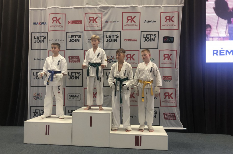 Sėkmingi sporto klubo „Kumite“ jaunųjų sportininkų pasirodymai