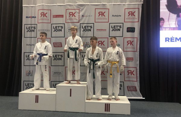 Sėkmingi sporto klubo „Kumite“ jaunųjų sportininkų pasirodymai