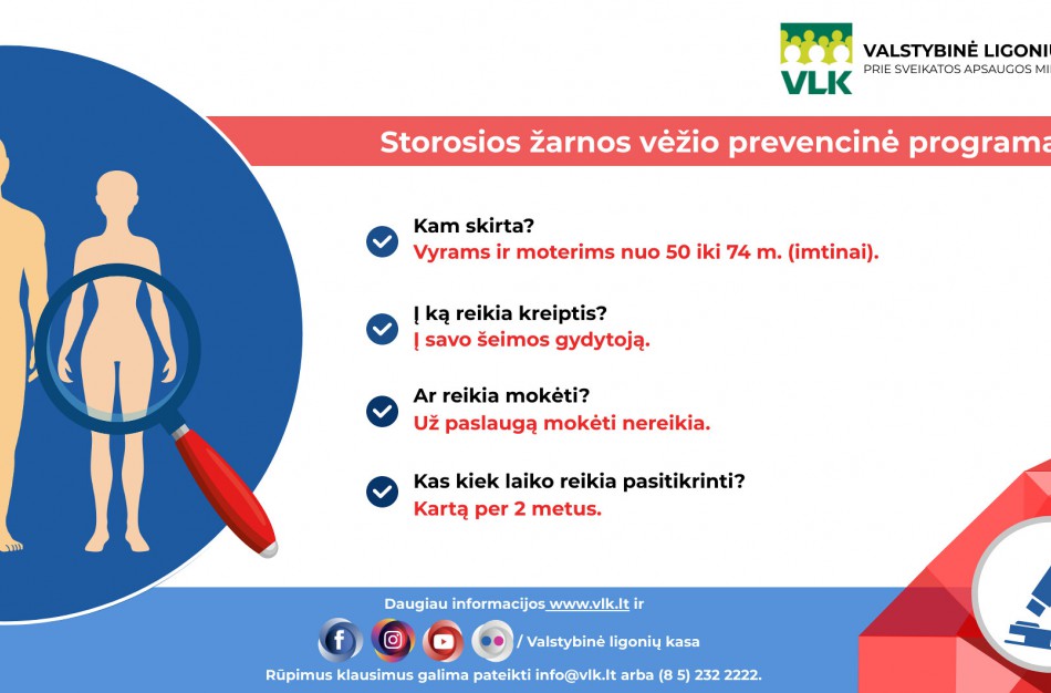 Vėžio diagnostika: sparčiai daugėja besitikrinančiųjų dėl vienos ligos