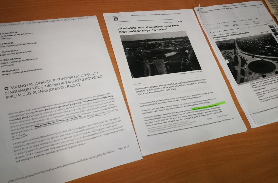 Siekis turėti Jonavos pietrytinį aplinkkelį – neblėsta