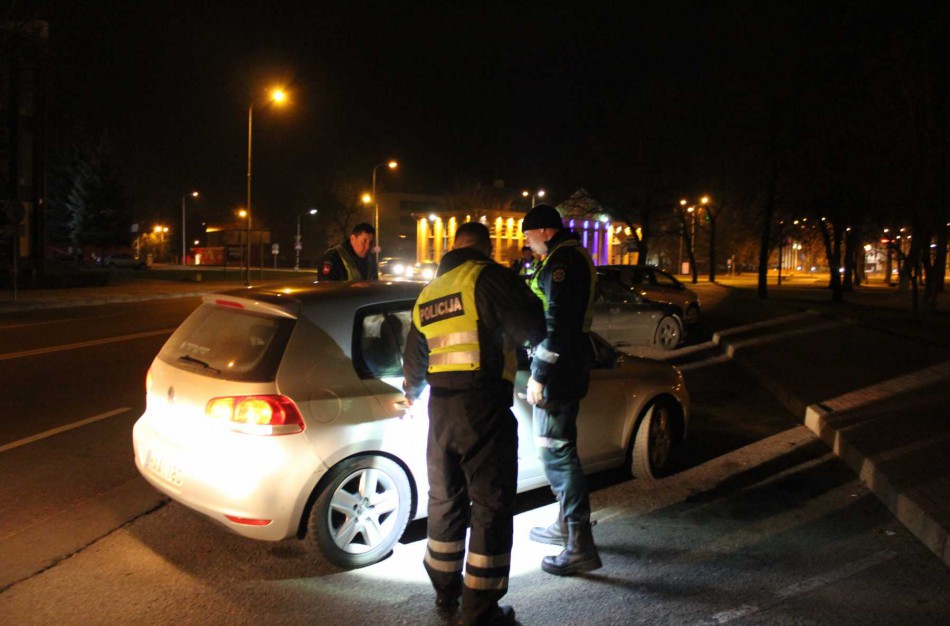 Policija informuoja apie spalio mėnesį vykdomus reidus