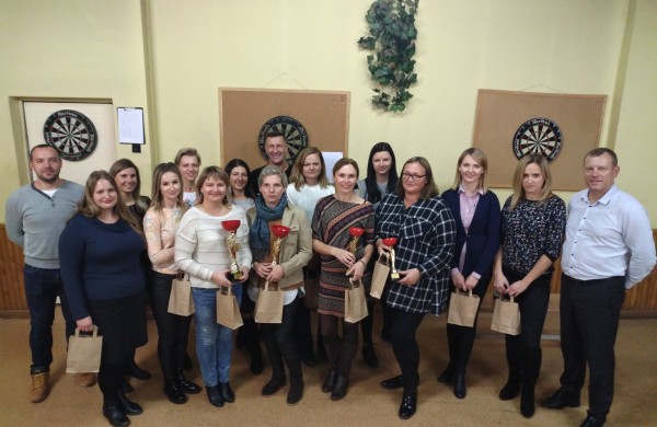 Smiginio-darts turnyrą antrus metus iš eilės laimėjo Birutė Daškevičienė