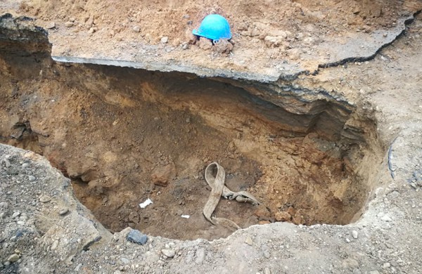 Jonavos rajone – nelaimė: ant darbus vykdančio vyriškio užvirto žemės