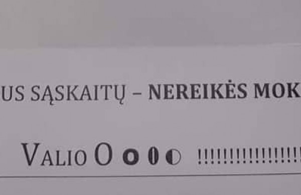 Jonaviečiai nestokoja humoro jausmo: atsakė į ,,Jonavos paslaugų“ skelbimą