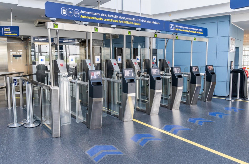 Automatiniai patikros vartai pagreitina pasienio kontrolę